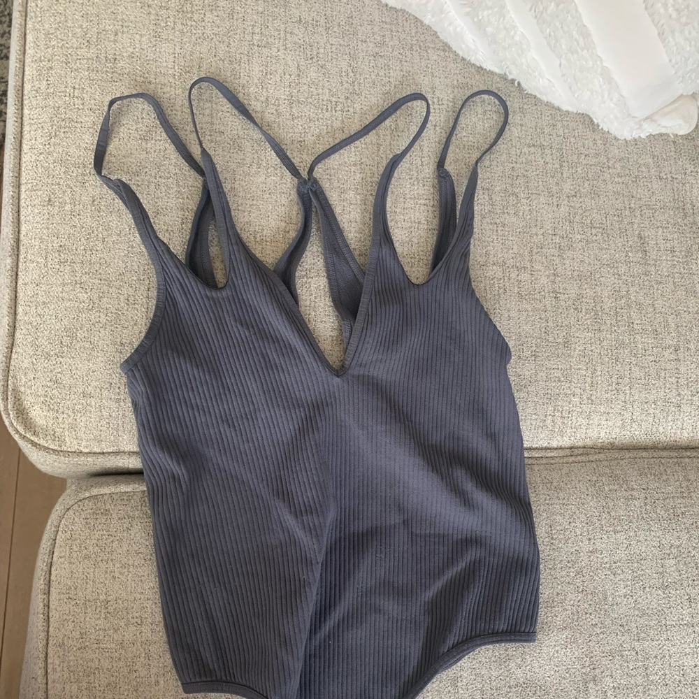 Gray Bodysuit